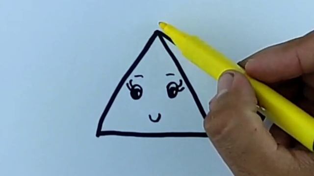 How to draw a triangle for kids/Как нарисовать треугольник для детей/子供のための三角形を描く方法 смотреть онлайн