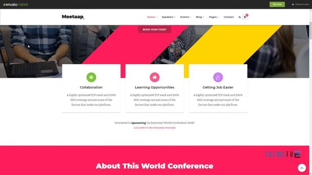 Meetaap - Event and Conference WordPress Theme Zachariah Reg смотреть онлайн