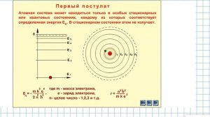атом поглащает фотон