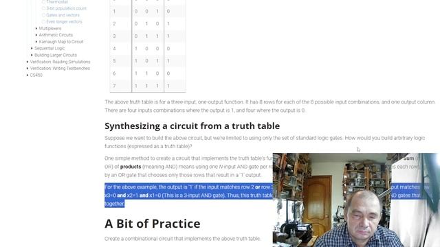 Verilog курс с HDLBits! Узнал как описать таблицу истинности логическими уравнениями! 2024 01 20 смотреть онлайн