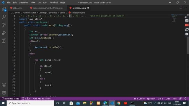 3 , 8 , 6 , 11 , 9 , 14 , 12 , 17 , 15 , 20 ..... find nth position of number смотреть онлайн