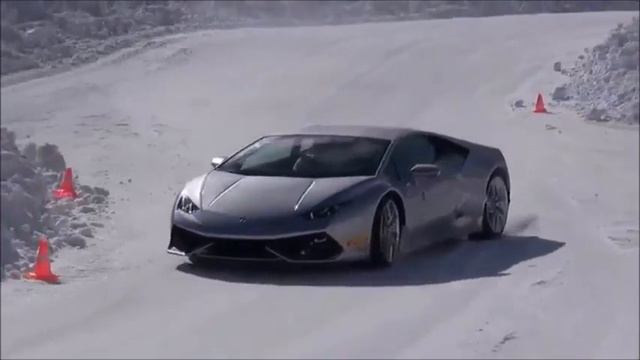 Lamborghini Winter Drift Part 2 !!! Зимний Дрифт часть 2 !!!!!  ドリフト
