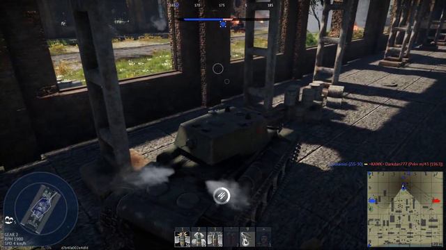 HEAVY VOMBAT STRONG || KV-1 (ZIS-5) || Realistic Battle (War Thunder) смотреть онлайн