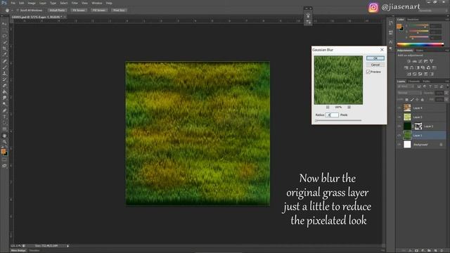 Easy Grass Texture Tutorial In Photoshop (No Photograph Or Custom Brush Required) смотреть онлайн
