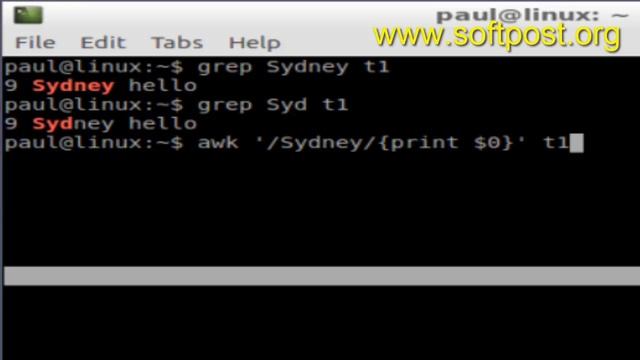Difference between grep and awk in Linux смотреть онлайн