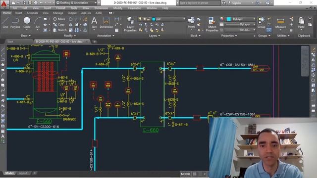 AUTOCAD Basic Commands for Chemical Process Engineers смотреть онлайн