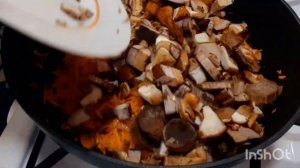 Подлива из лесных грибов #подливаизбелыхгрибов