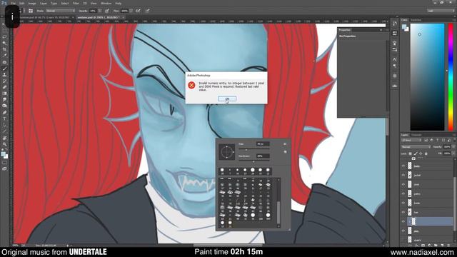 【 Drawing timelapse】★ Undyne from UNDERTALE смотреть онлайн