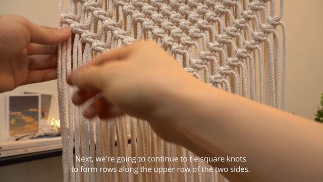 Macrame table runner Tutorial | Easy DIY | Useful items for Home Decor | Him Macrame смотреть онлайн
