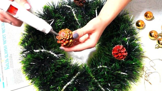 Рождественский венок своими руками!!! / Новогодний DIY/ Christmas Wreaths смотреть онлайн