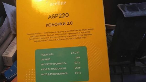 Обзор , отзыв Колонки Aceline ASP220
