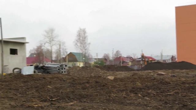 Лысьва. Строительство новой школы на ул. Балахнина, 128. 17.10.2019 г. смотреть онлайн