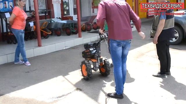 Завели, проверили Мотоблок Carver MCL 650 смотреть онлайн