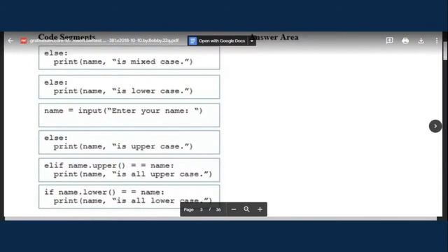Batch 6-34 AIC Q1 Week 9 EXTRA Review Session : Python by Nasir Hussain Wednesday at 06:00 PM (PST смотреть онлайн
