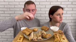 МУКБАНГ БЛИНЫ С МЯСОМ ЯГОДАМИ домашние блины МАСЛЕНИЦА Деревянный конструктор Ugears Сейф