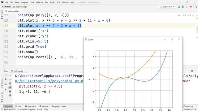 Пример - полиномы в Python