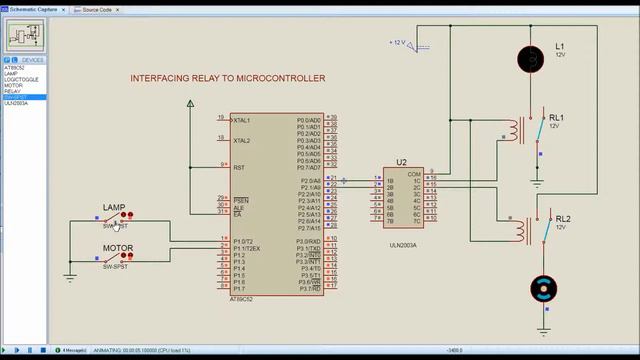 Interfacing Relay to Microcontroller смотреть онлайн