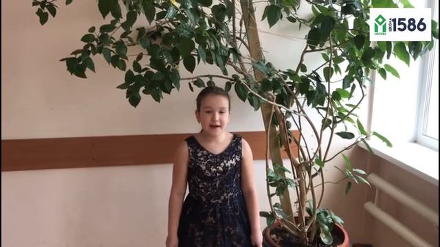 Ф. Тютчев «Весенняя гроза» читает Екатерина Б. 2В смотреть онлайн