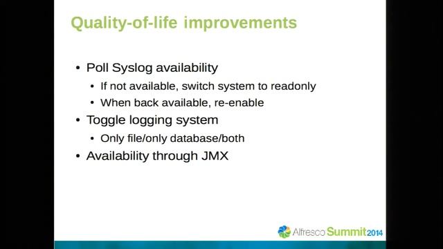 Alfresco Summit 2014: Scale Audit & Reporting with a NoSQL Architecture смотреть онлайн