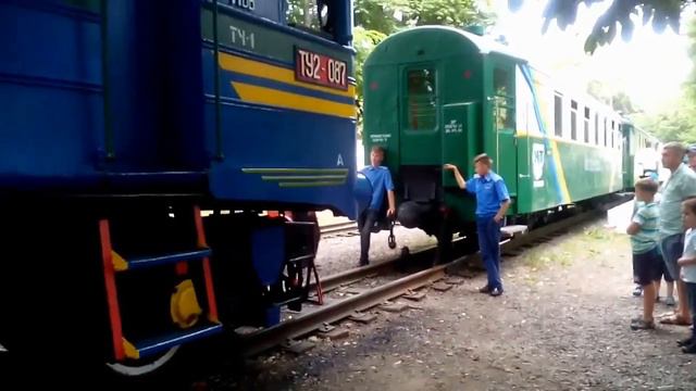 Детский поезд "Вітерець"/Как моя сестричка провела время без меня((( смотреть онлайн