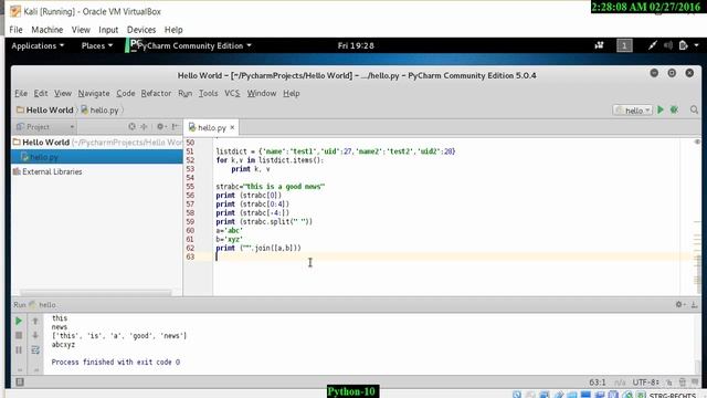 10 String Manipulation and File Handling - [ Udemy Paid Course For Free ] смотреть онлайн