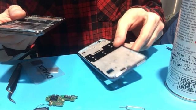 Honor 10 Lite Замена дисплейного модуля и корпуса устройства. смотреть онлайн