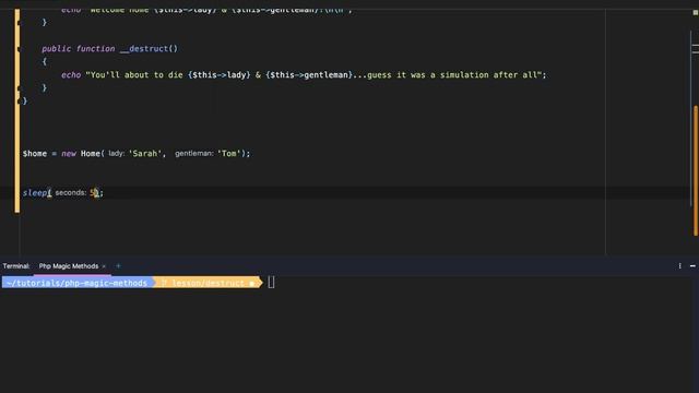 Php Destruct ?♂️(Lesson 2: Php Magic Methods) смотреть онлайн
