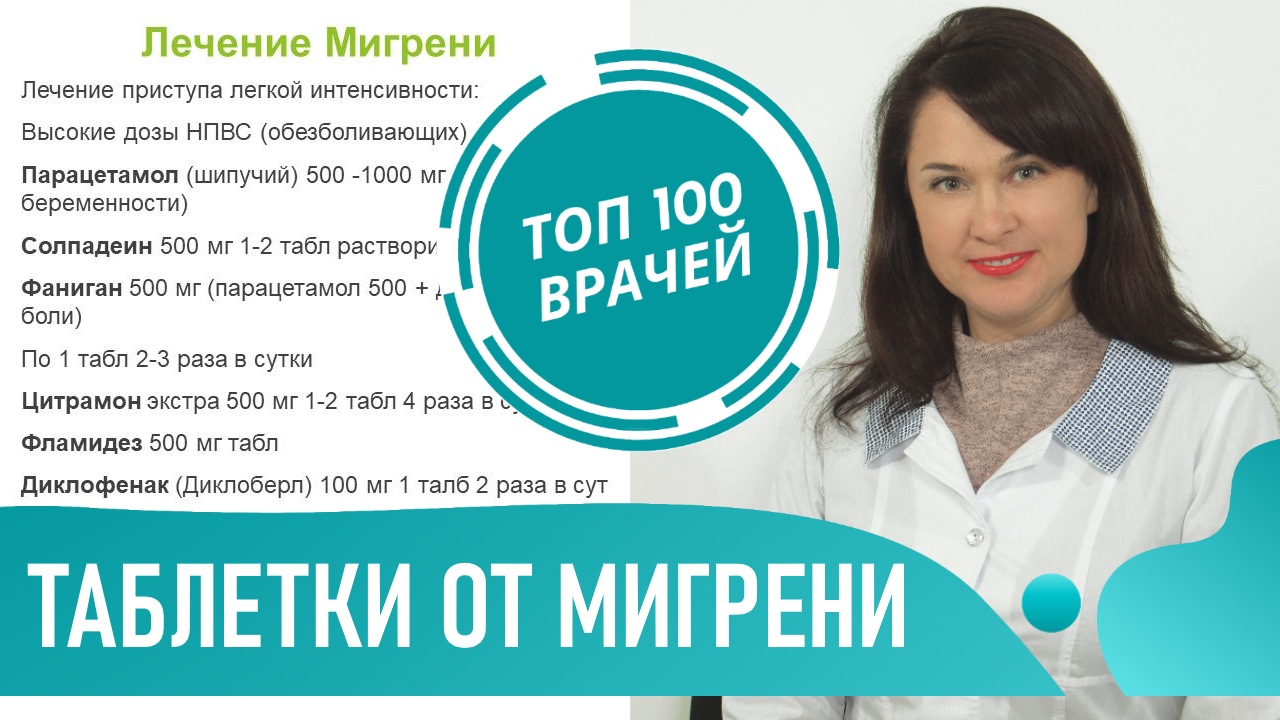 Мигрень: симптомы и лечение. Таблетки от мигрени. Как избавиться от головной боли смотреть онлайн