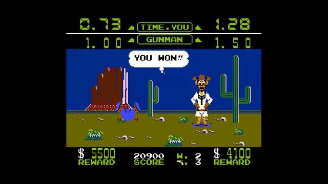 Wild Gunman (NES) прохождение. смотреть онлайн