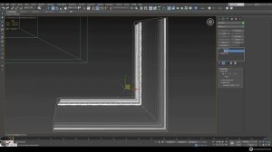 Применение карниза с рисунком при создании интерьера в 3Ds Max
