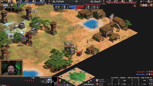 ЛУЧШИЙ матч на самой МАЛЕНЬКОЙ карте в истории Age of Empires 2 смотреть онлайн