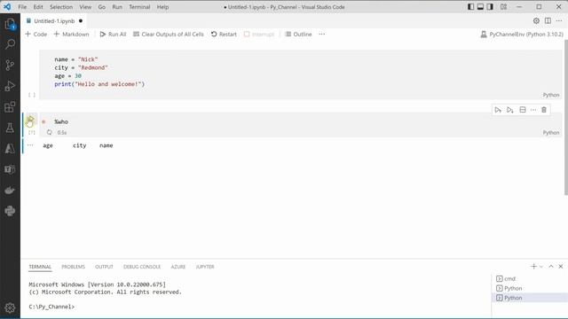 Jupyter Tip: List All The Global Variables In Jupyter Notebook смотреть онлайн