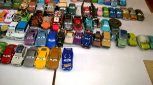 Наша коллекция тачек - 303 машинки Маттел «cars»