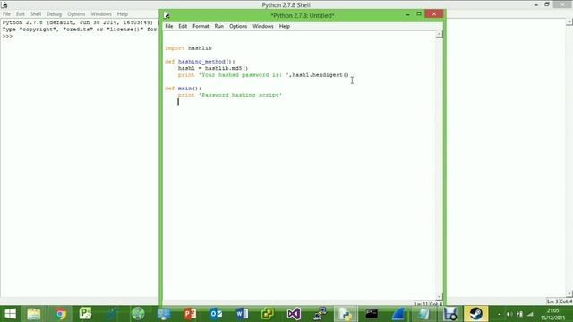 Python - Password Hashing Script