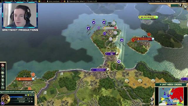 Crash and Burn - Civilization V RED World War 2 Mod - Part 12 (Walkthrough/Playthrough) смотреть онлайн