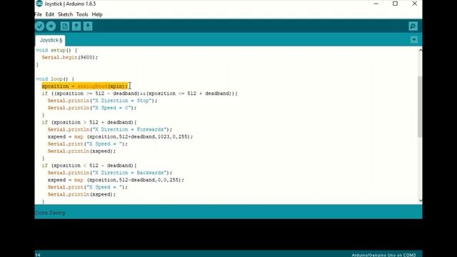 Arduino Analog Joystick смотреть онлайн