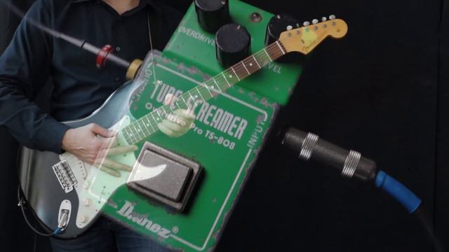 Ibanez vintage TS808 Tube Screamer Demo - mrpedal.com смотреть онлайн