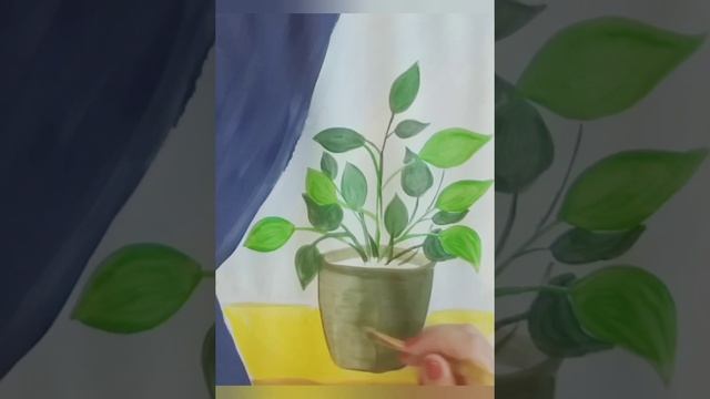 Рисуем натюрморт гуашью. смотреть онлайн