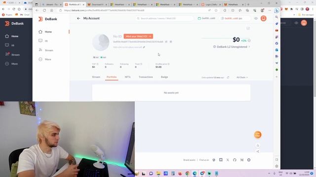 СТАРТ В КРИПТЕ С 0$ METAMASK + DEBANK смотреть онлайн