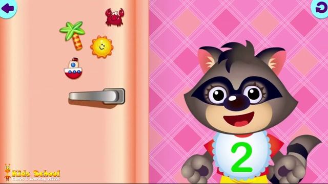 FUNNY FOOD 2 | COUNTING From 1 To 5 | Educational Games For Kids Toddlers | Kids School