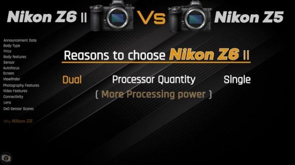 Camera Comparison : Nikon Z6 II vs Nikon Z5
