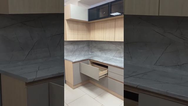 Новая Кухня Женева с антресолями. смотреть онлайн