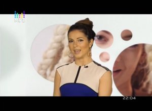 Нюша — ведущая Русского чарта на Муз-ТВ — 22.4.16