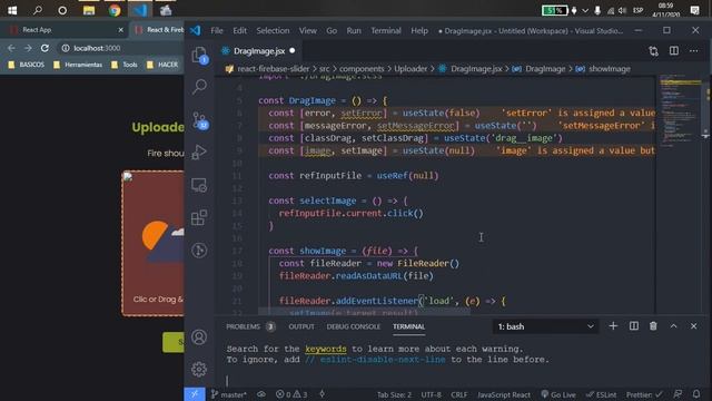 React y Firebase (subir imagen y hacer un slider) смотреть онлайн