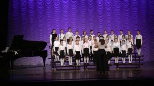 Г. Струве. «Лунные коты». Младший хор «Аллегро». Хормейстер Ксения Аверина (Можаева) 30.05.2022