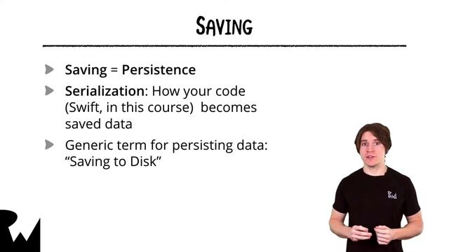 Saving Data in iOS with Swift 3 - raywenderlich.com смотреть онлайн
