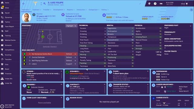 FM19 Lazio Team & Tactics Guide - Football Manager 2019 смотреть онлайн