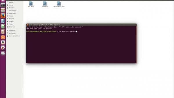 how to delete a file in linux terminal , remove file in ubuntu, delete all files linux command