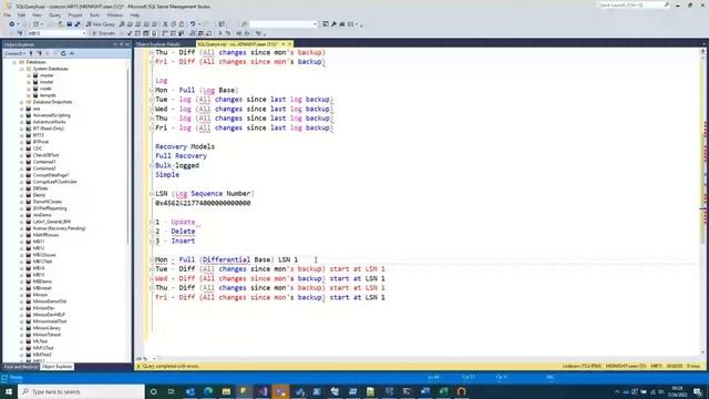 SQL Server Backup: Recovery Models смотреть онлайн