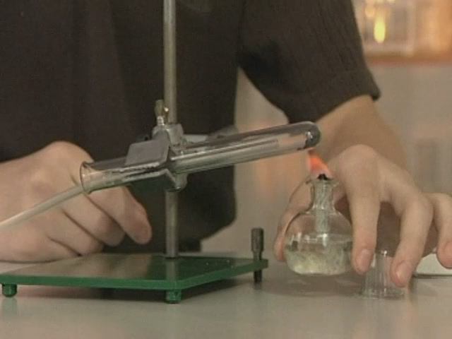 Химия. Опыты. Неорганика. Восстановление меди водородом из оксида меди